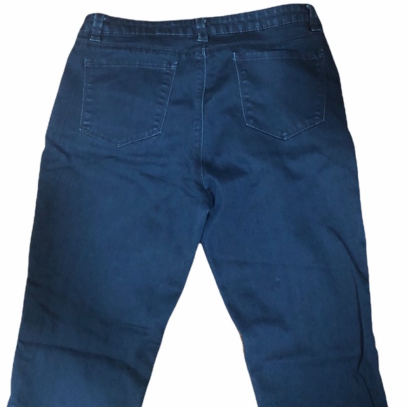 Skinny Compression Jeans Revolution by Revolt Size 13 Dark Blue Wash - Picture 8 of 8